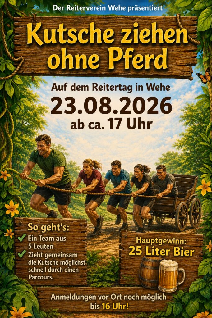 Kutsche ziehen ohne Pferd